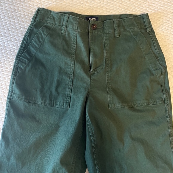 Lands' End High Rise Chino Utility Straight Leg Pants - Picture 2 of 11